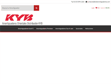 Tablet Screenshot of kybamortiguadores.com